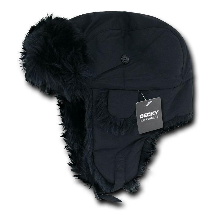 1 Dozen Aviator Bomber Soft Faux Fur Ear Flap Hat Cap Trooper Trapper Wholesale-Casaba Shop