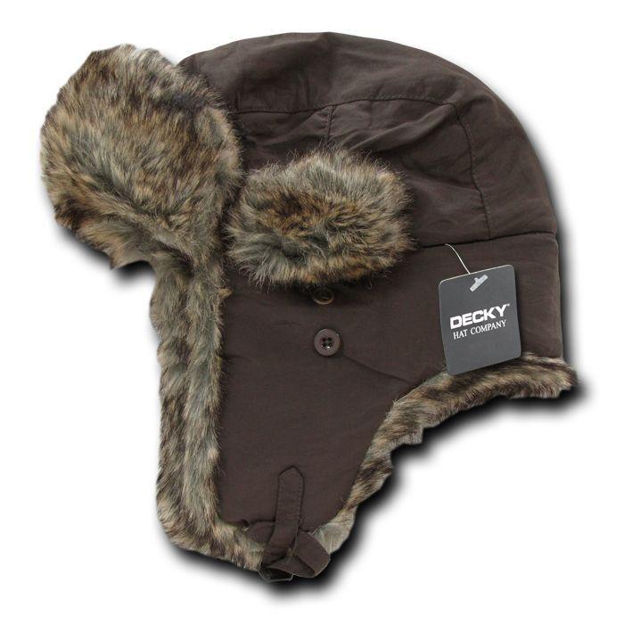 1 Dozen Aviator Bomber Soft Faux Fur Ear Flap Hat Cap Trooper Trapper Wholesale-Casaba Shop