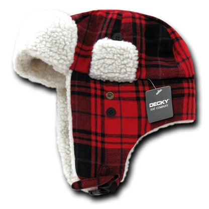 1 Dozen Aviator Bomber Soft Faux Fur Ear Flap Hat Cap Trooper Trapper Wholesale-Casaba Shop