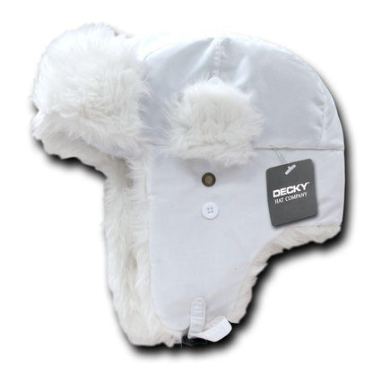 1 Dozen Aviator Bomber Soft Faux Fur Ear Flap Hat Cap Trooper Trapper Wholesale-Casaba Shop