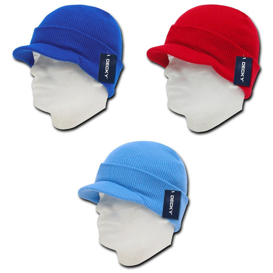 1 Dozen Beanie Beanies Gi Jeep Watch Cap Caps Hats Youth Boys Kids Wholesale Bulk-Casaba Shop - Star Hats & Embroidery