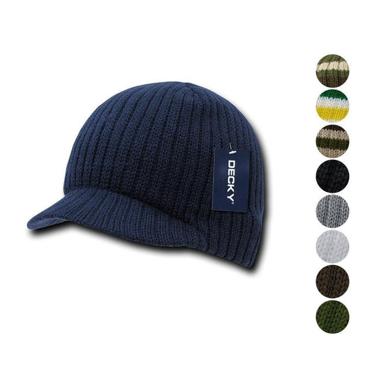 1 Dozen Beanies Striped Gi Campus Jeep Skull Caps Hats Ski Wholesale Bulk-Casaba Shop - Star Hats & Embroidery
