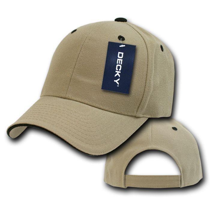 1 Dozen Blank Decky Sandwich Visor Pro Baseball Hats Caps Wholesale Lot-Casaba Shop