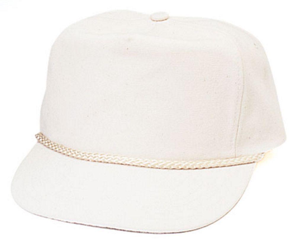 1 Dozen Blank Two Tone 5 Panel Baseball Cotton Twill Braid Hats