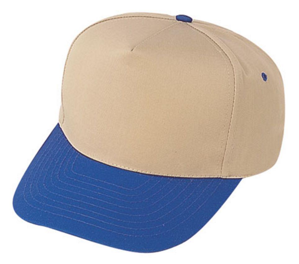 1 Dozen Blank Two Tone 5 Panel Baseball Cotton Twill Hats Caps Wholesale Lot Bulk-Casaba Shop
