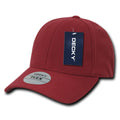 Decky 1016W Flex Caps 6 Panel Mid Profile Baseball Hats Curved Bill Blank Wholesale