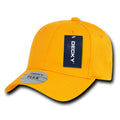 Decky 1016W Flex Caps 6 Panel Mid Profile Baseball Hats Curved Bill Blank Wholesale