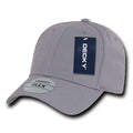 Decky 1016W Flex Caps 6 Panel Mid Profile Baseball Hats Curved Bill Blank Wholesale