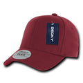 Decky 1016W Flex Caps 6 Panel Mid Profile Baseball Hats Curved Bill Blank Wholesale