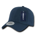 Decky 1016W Flex Caps 6 Panel Mid Profile Baseball Hats Curved Bill Blank Wholesale
