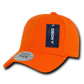 Decky 1016W Flex Caps 6 Panel Mid Profile Baseball Hats Curved Bill Blank Wholesale