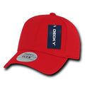 Decky 1016W Flex Caps 6 Panel Mid Profile Baseball Hats Curved Bill Blank Wholesale