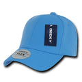 Decky 1016W Flex Caps 6 Panel Mid Profile Baseball Hats Curved Bill Blank Wholesale