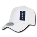 Decky 1016W Flex Caps 6 Panel Mid Profile Baseball Hats Curved Bill Blank Wholesale