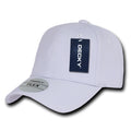Decky 1016W Flex Caps 6 Panel Mid Profile Baseball Hats Curved Bill Blank Wholesale