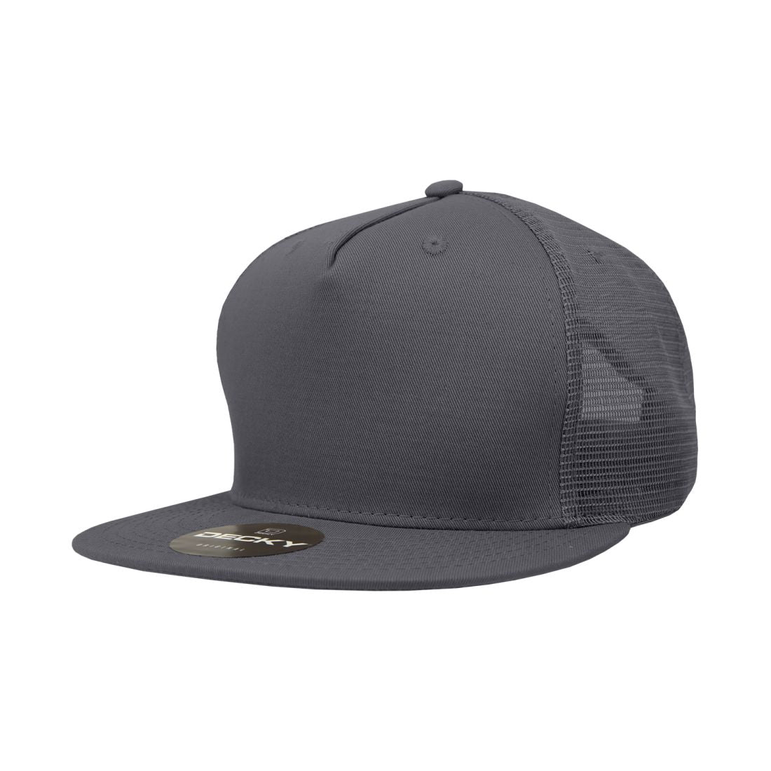 Decky 1040 Trucker Snapback Hats 5 Panel Caps High Profile Structured Blank Wholesale