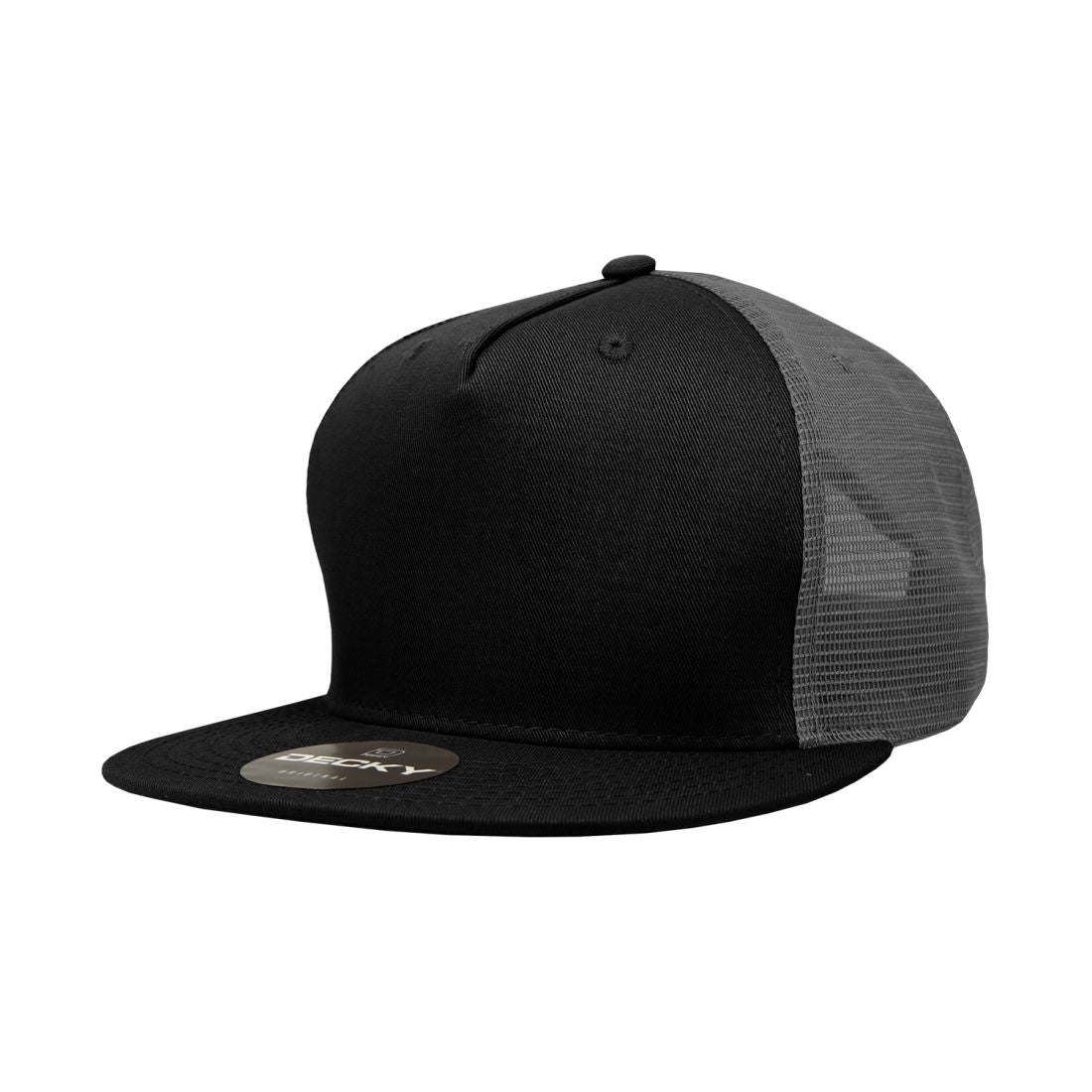 Decky 1040 Trucker Snapback Hats 5 Panel Caps High Profile Structured Blank Wholesale