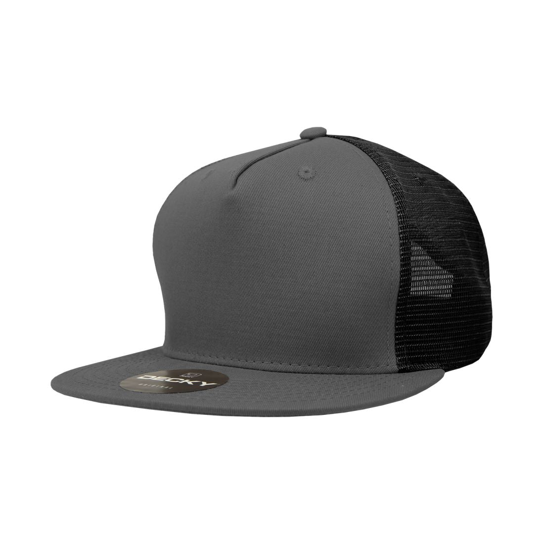 Decky 1040 Trucker Snapback Hats 5 Panel Caps High Profile Structured Blank Wholesale