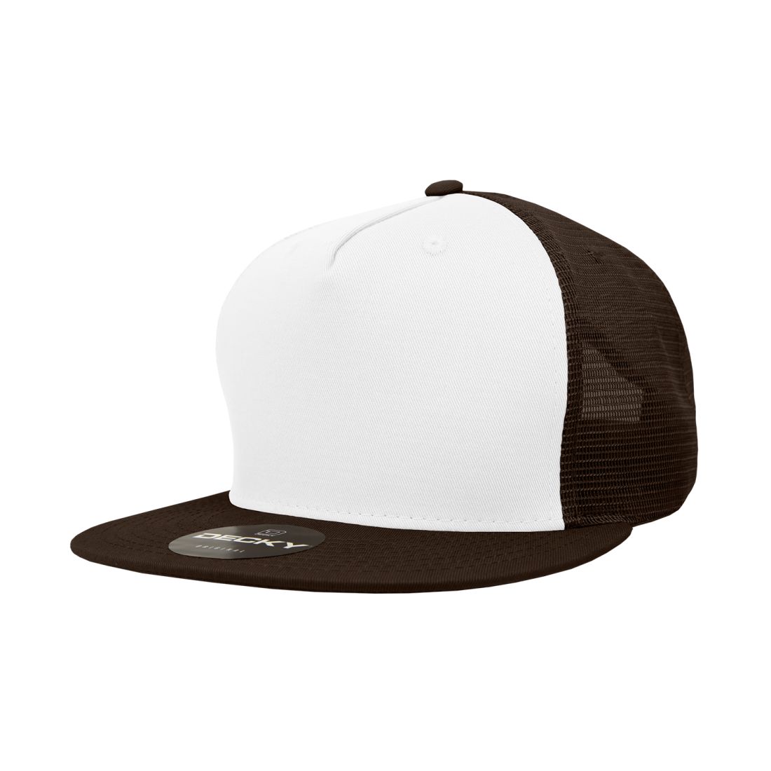 Decky 1040 Trucker Snapback Hats 5 Panel Caps High Profile Structured Blank Wholesale