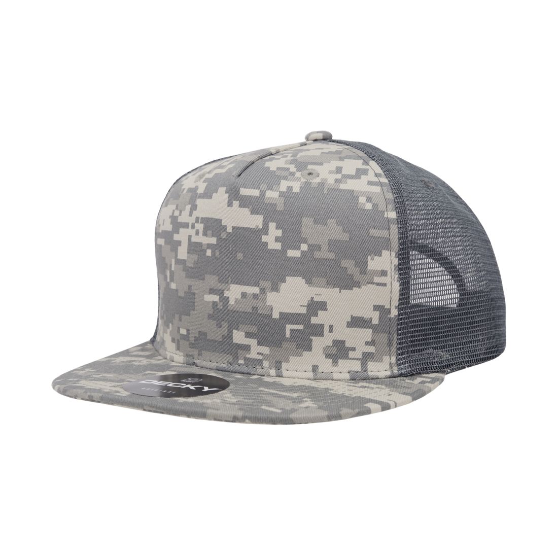 Decky 1040 Trucker Snapback Hats 5 Panel Caps High Profile Structured Blank Wholesale