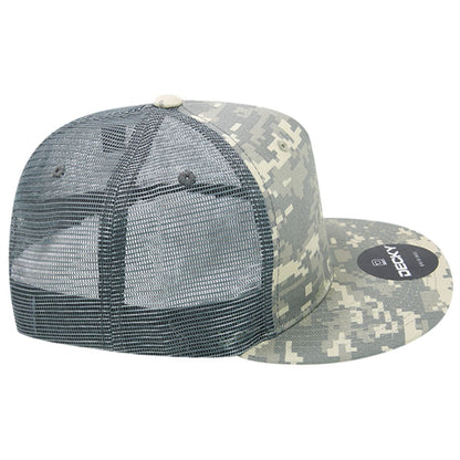 Decky 1040 Trucker Snapback Hats 5 Panel Caps High Profile Structured Blank Wholesale