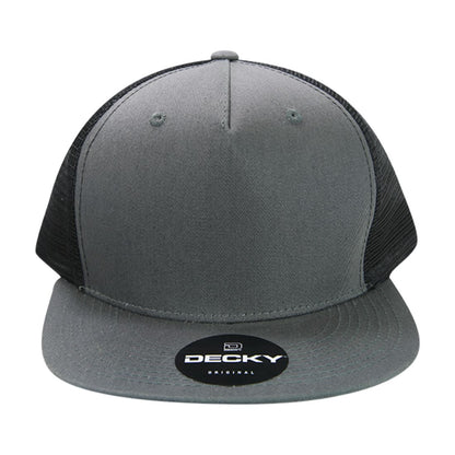 Decky 1040 Trucker Snapback Hats 5 Panel Caps High Profile Structured Blank Wholesale