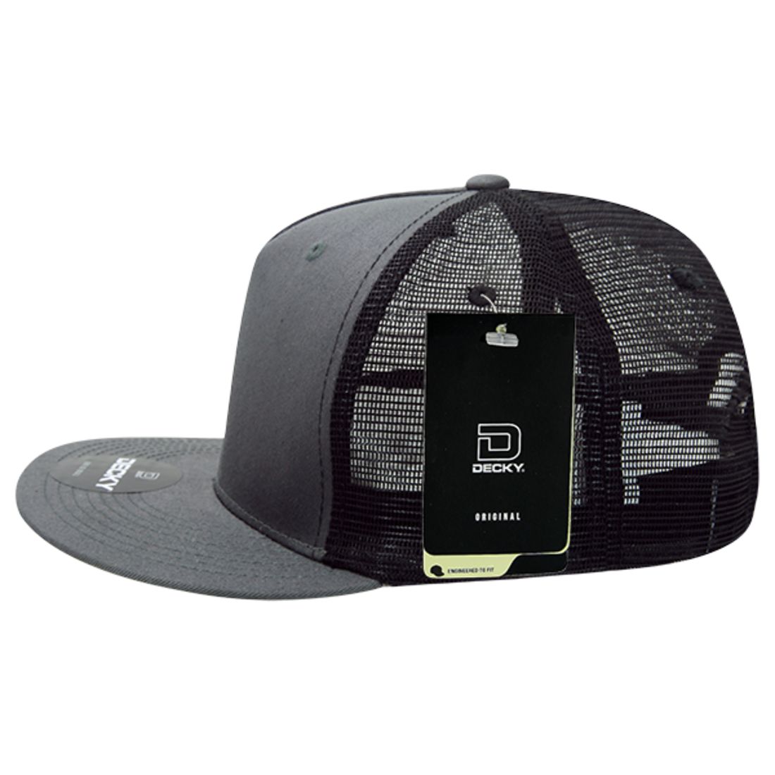 Decky 1040 Trucker Snapback Hats 5 Panel Caps High Profile Structured Blank Wholesale
