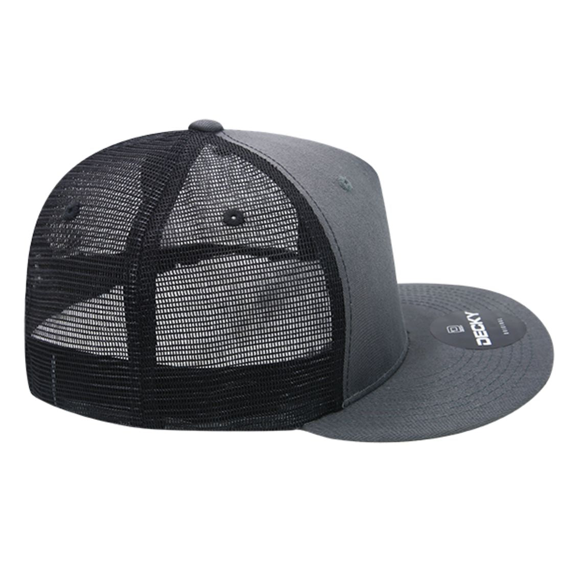 Decky 1040 Trucker Snapback Hats 5 Panel Caps High Profile Structured Blank Wholesale
