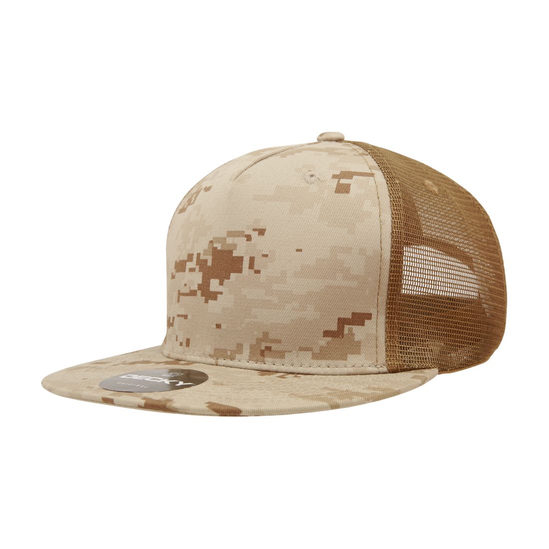 Decky 1040 Trucker Snapback Hats 5 Panel Caps High Profile Structured Blank Wholesale