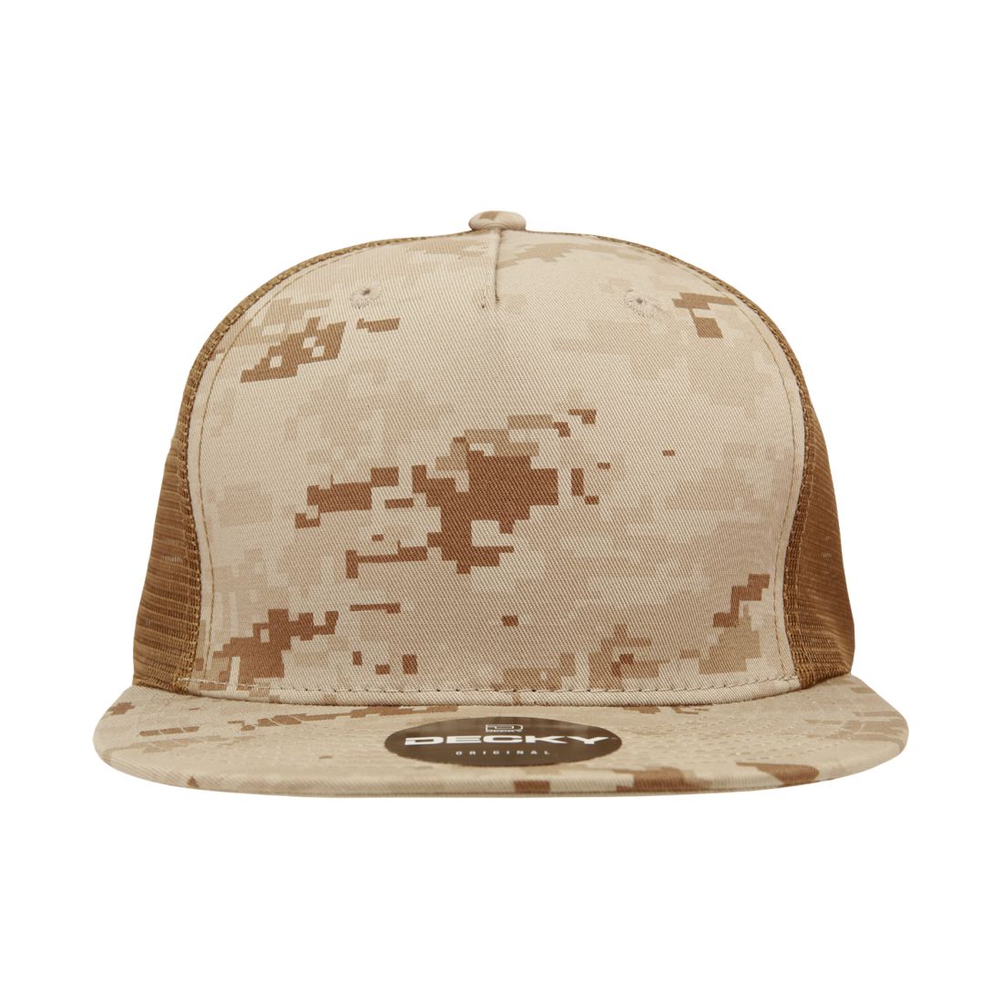 Decky 1040 Trucker Snapback Hats 5 Panel Caps High Profile Structured Blank Wholesale