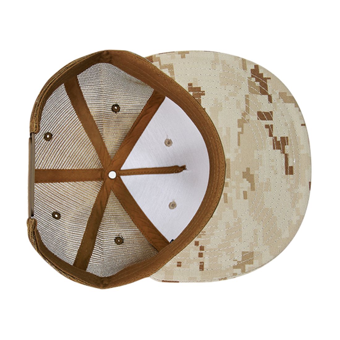 Decky 1040 Trucker Snapback Hats 5 Panel Caps High Profile Structured Blank Wholesale