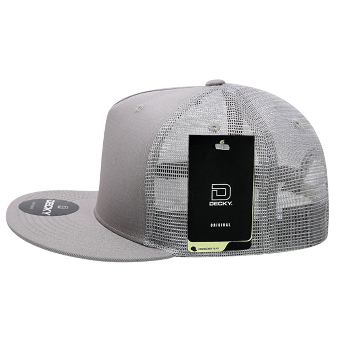Decky 1040 Trucker Snapback Hats 5 Panel Caps High Profile Structured Blank Wholesale
