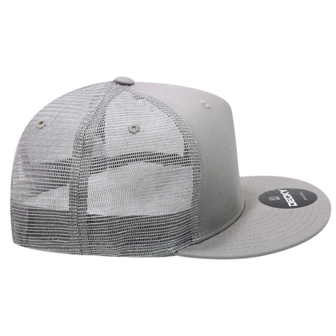 Decky 1040 Trucker Snapback Hats 5 Panel Caps High Profile Structured Blank Wholesale