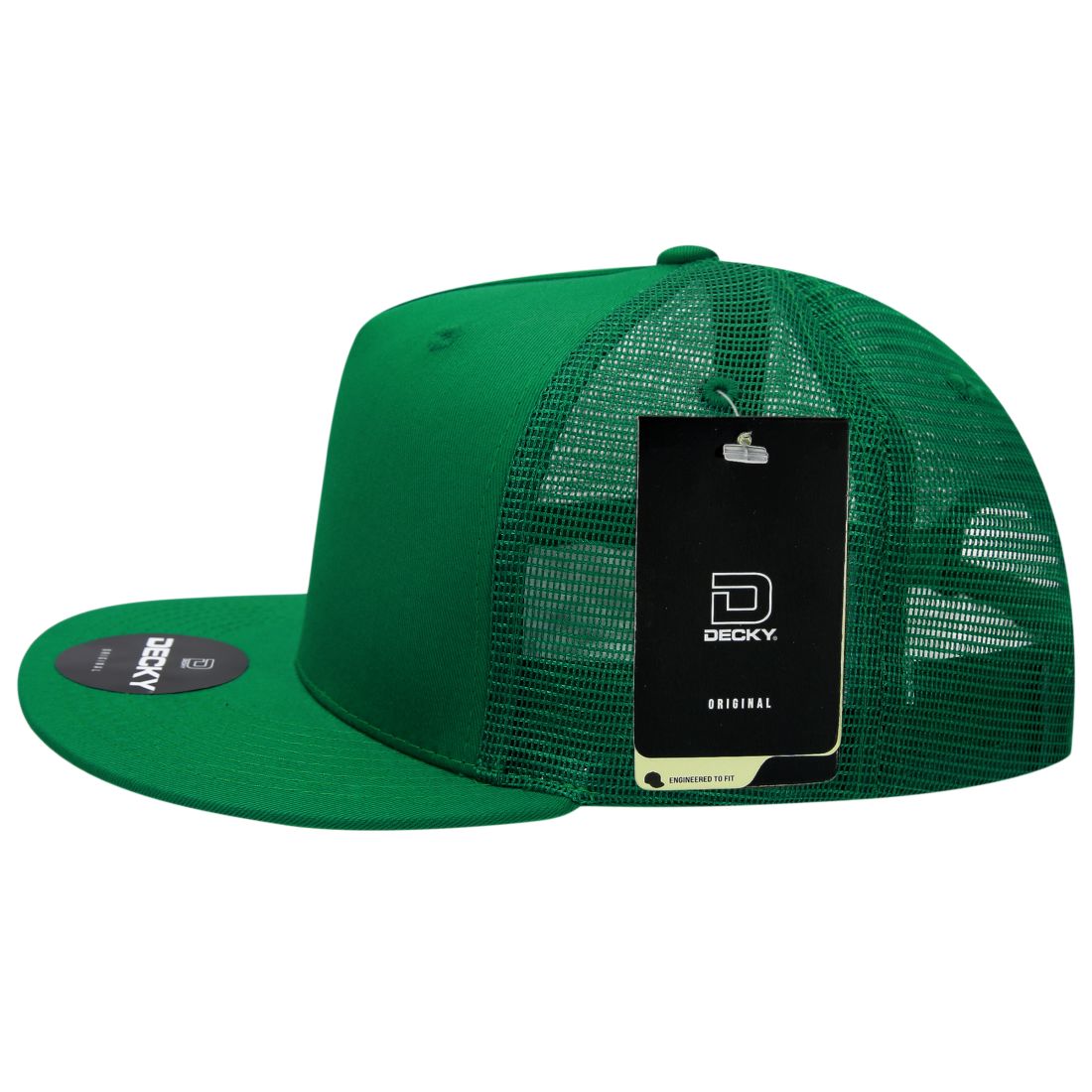 Decky 1040 Trucker Snapback Hats 5 Panel Caps High Profile Structured Blank Wholesale