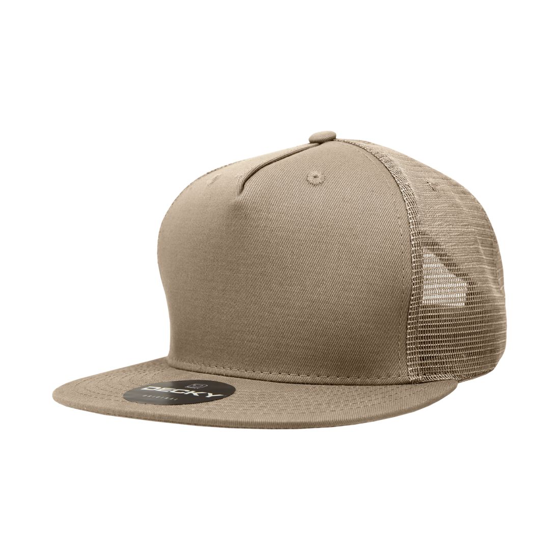 Decky 1040 Trucker Snapback Hats 5 Panel Caps High Profile Structured Blank Wholesale