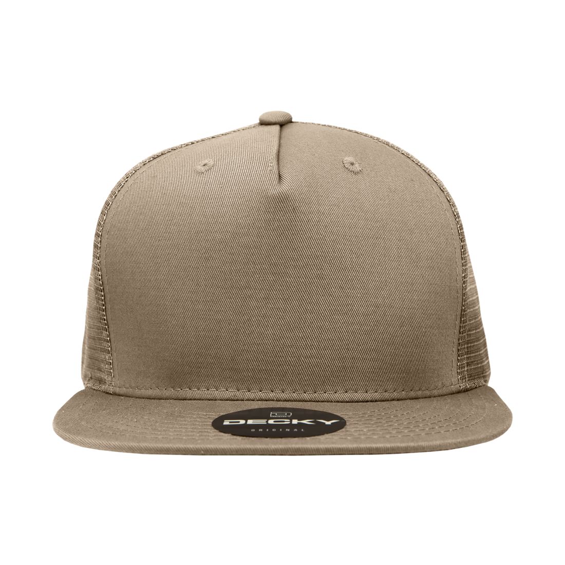 Decky 1040 Trucker Snapback Hats 5 Panel Caps High Profile Structured Blank Wholesale