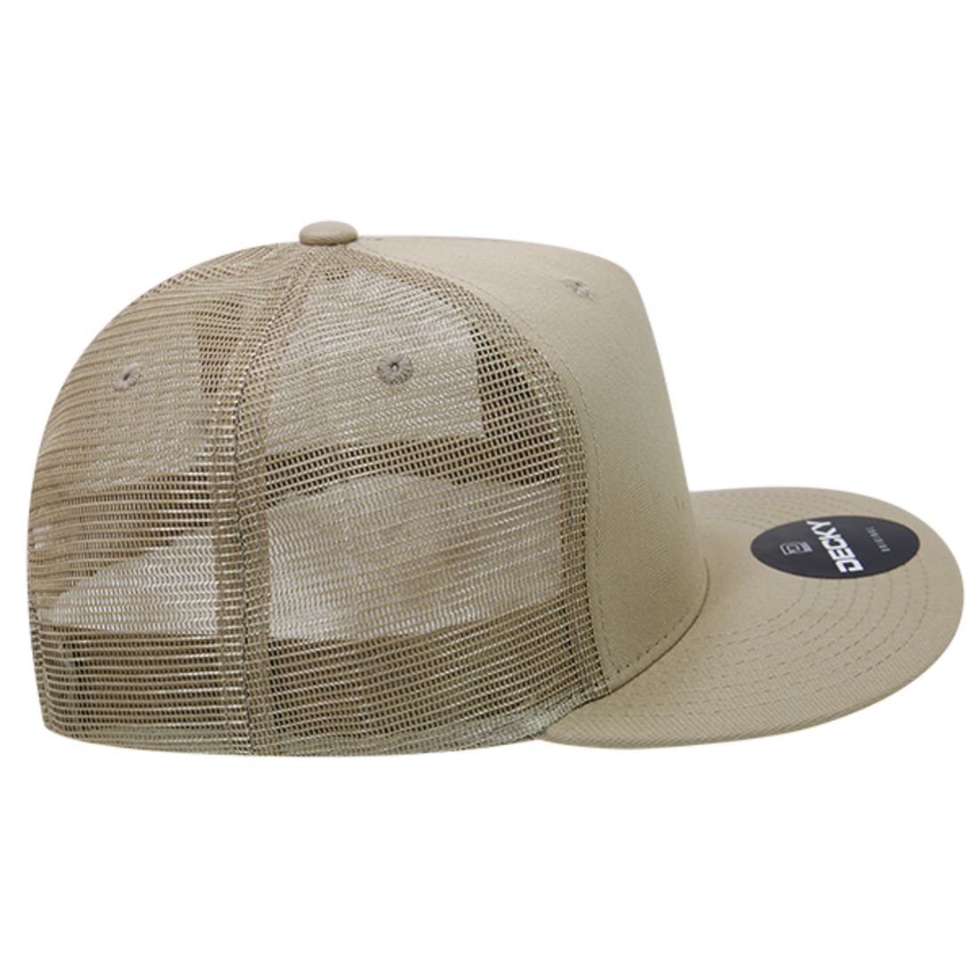 Decky 1040 Trucker Snapback Hats 5 Panel Caps High Profile Structured Blank Wholesale