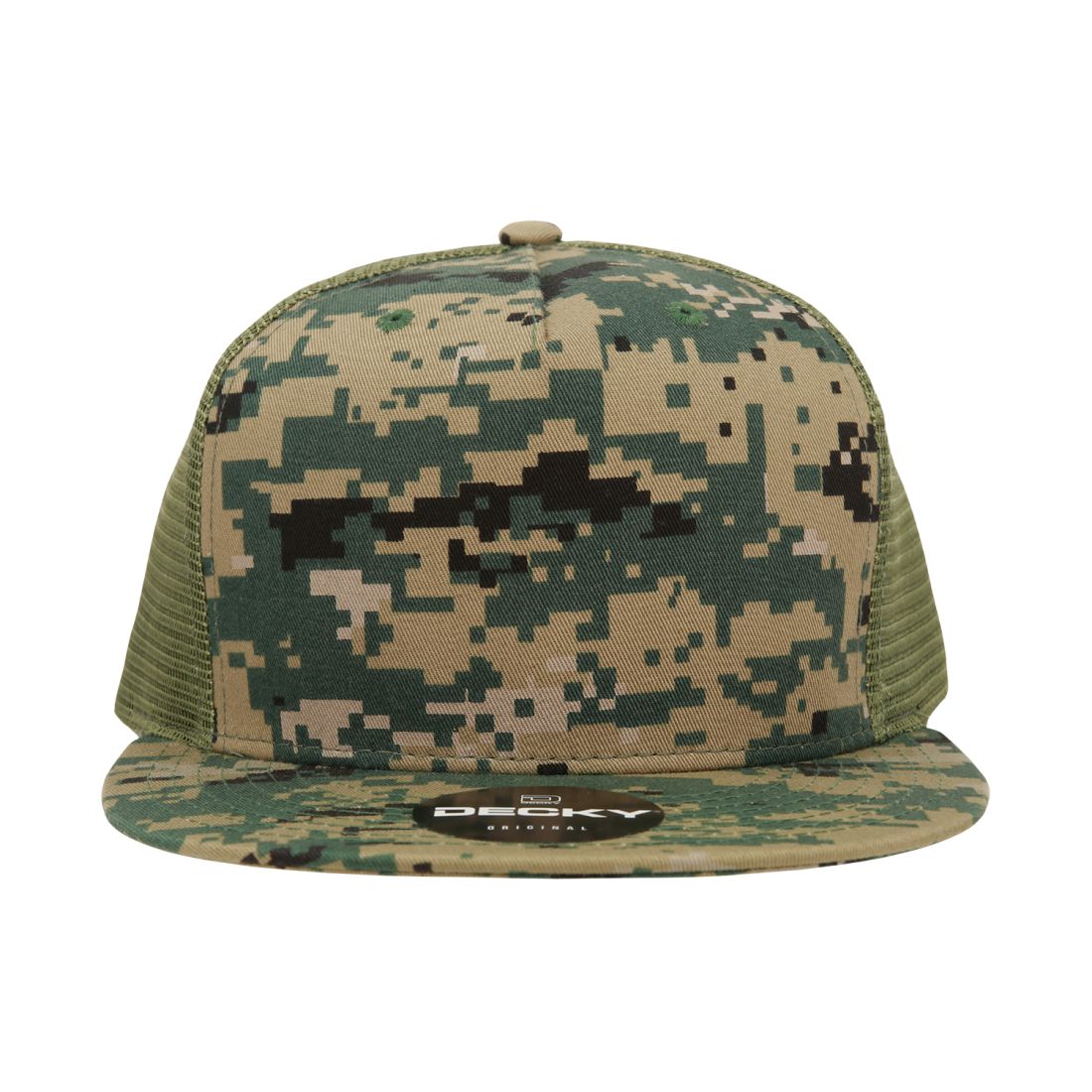 Decky 1040 Trucker Snapback Hats 5 Panel Caps High Profile Structured Blank Wholesale
