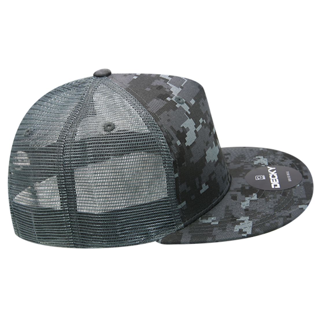 Decky 1040 Trucker Snapback Hats 5 Panel Caps High Profile Structured Blank Wholesale