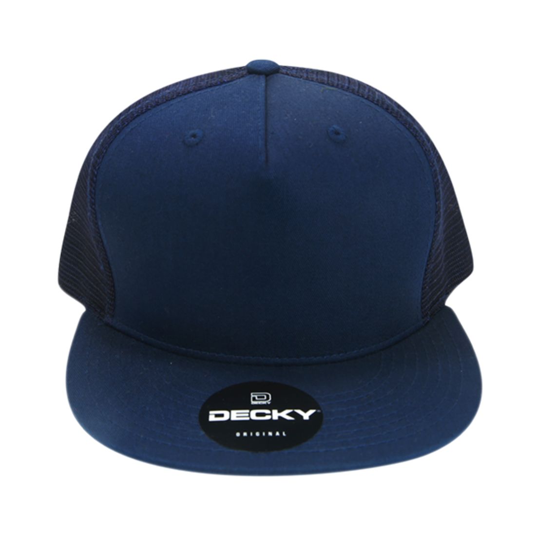 Decky 1040 Trucker Snapback Hats 5 Panel Caps High Profile Structured Blank Wholesale