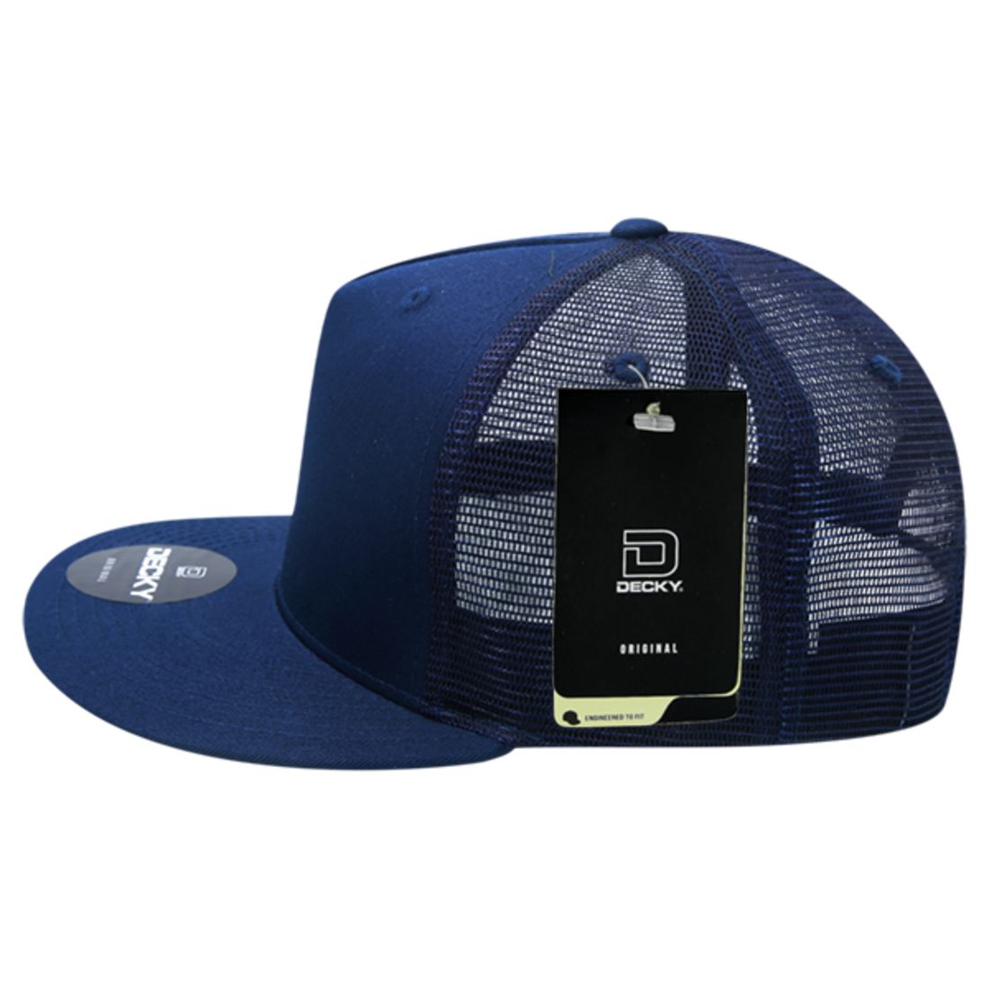 Decky 1040 Trucker Snapback Hats 5 Panel Caps High Profile Structured Blank Wholesale