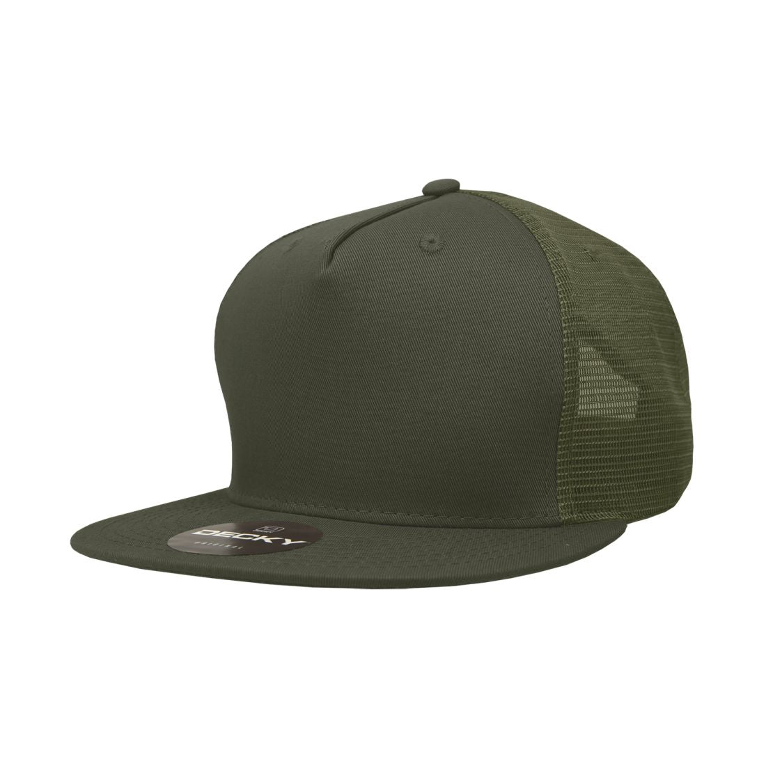 Decky 1040 Trucker Snapback Hats 5 Panel Caps High Profile Structured Blank Wholesale