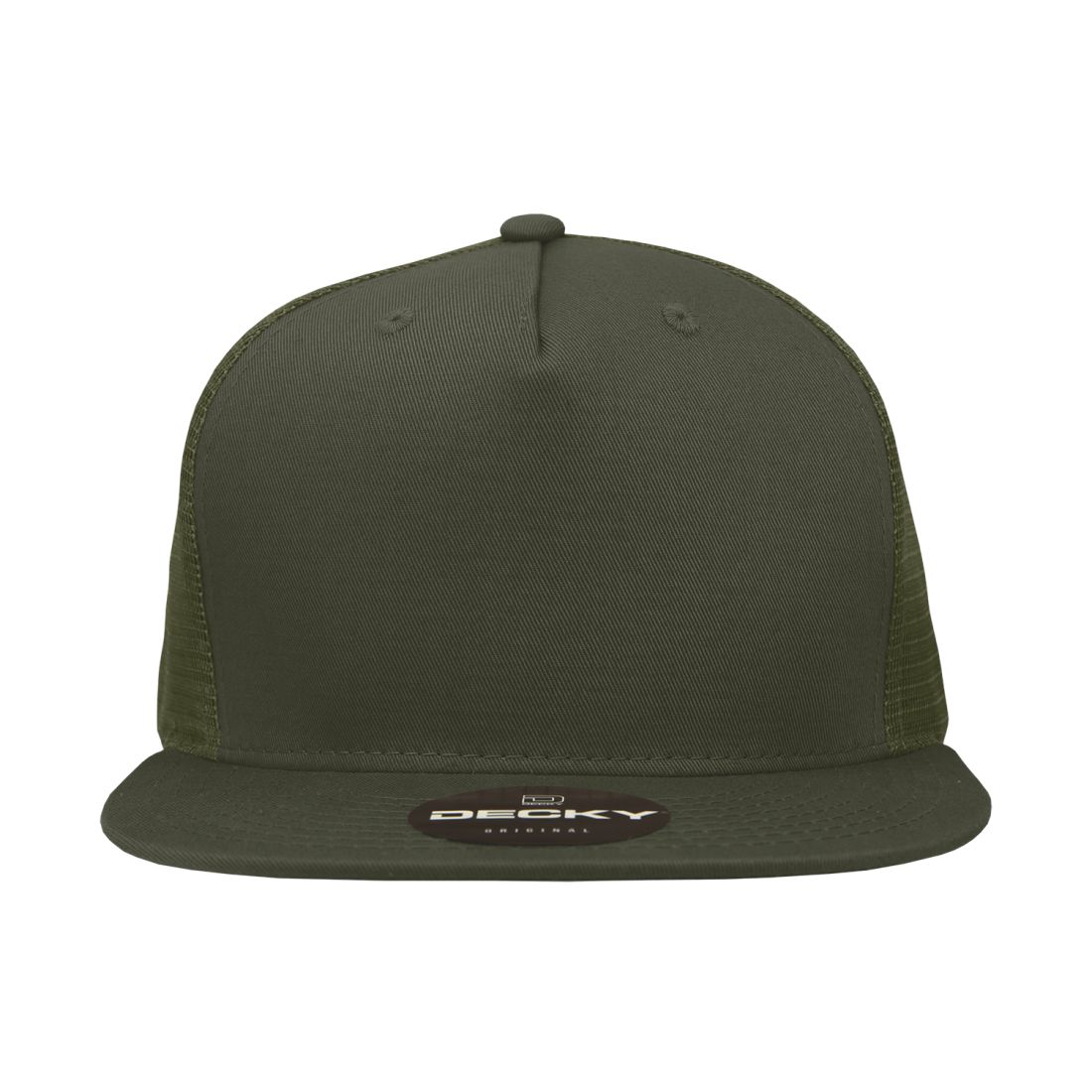 Decky 1040 Trucker Snapback Hats 5 Panel Caps High Profile Structured Blank Wholesale