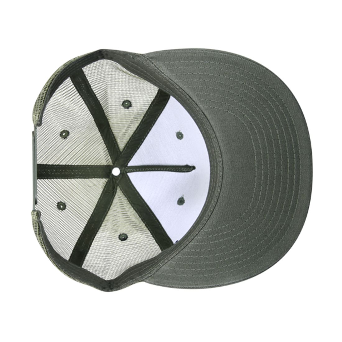 Decky 1040 Trucker Snapback Hats 5 Panel Caps High Profile Structured Blank Wholesale