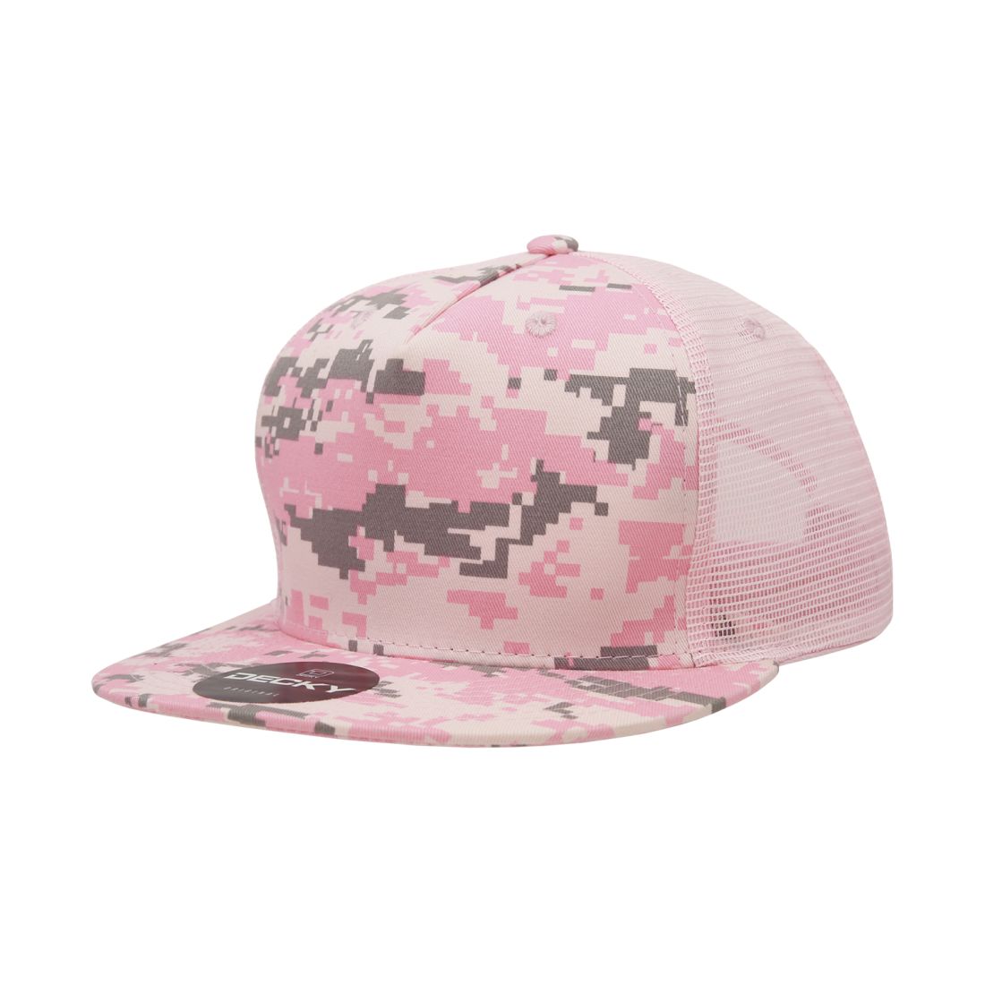 Decky 1040 Trucker Snapback Hats 5 Panel Caps High Profile Structured Blank Wholesale