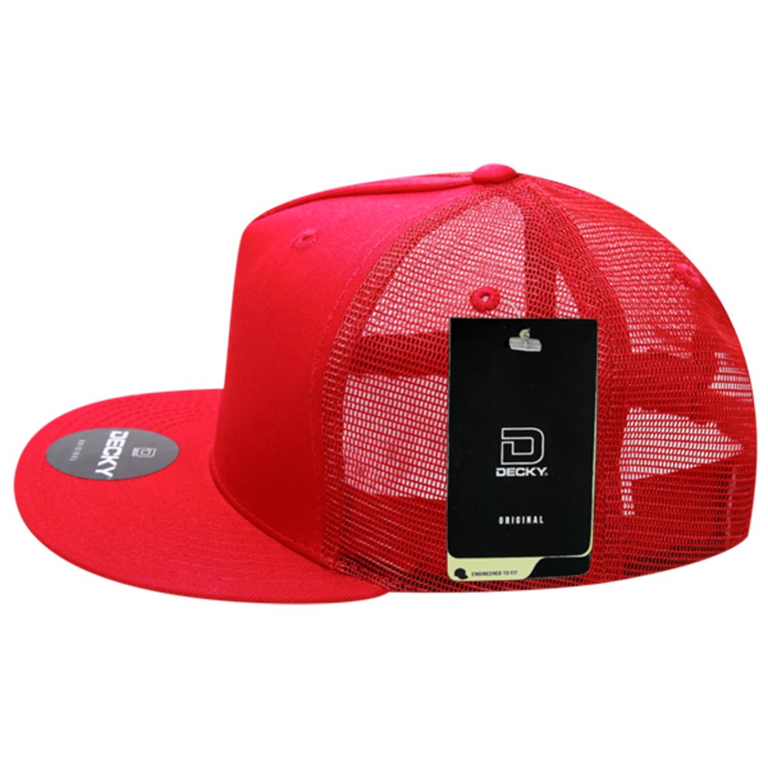 Decky 1040 Trucker Snapback Hats 5 Panel Caps High Profile Structured Blank Wholesale