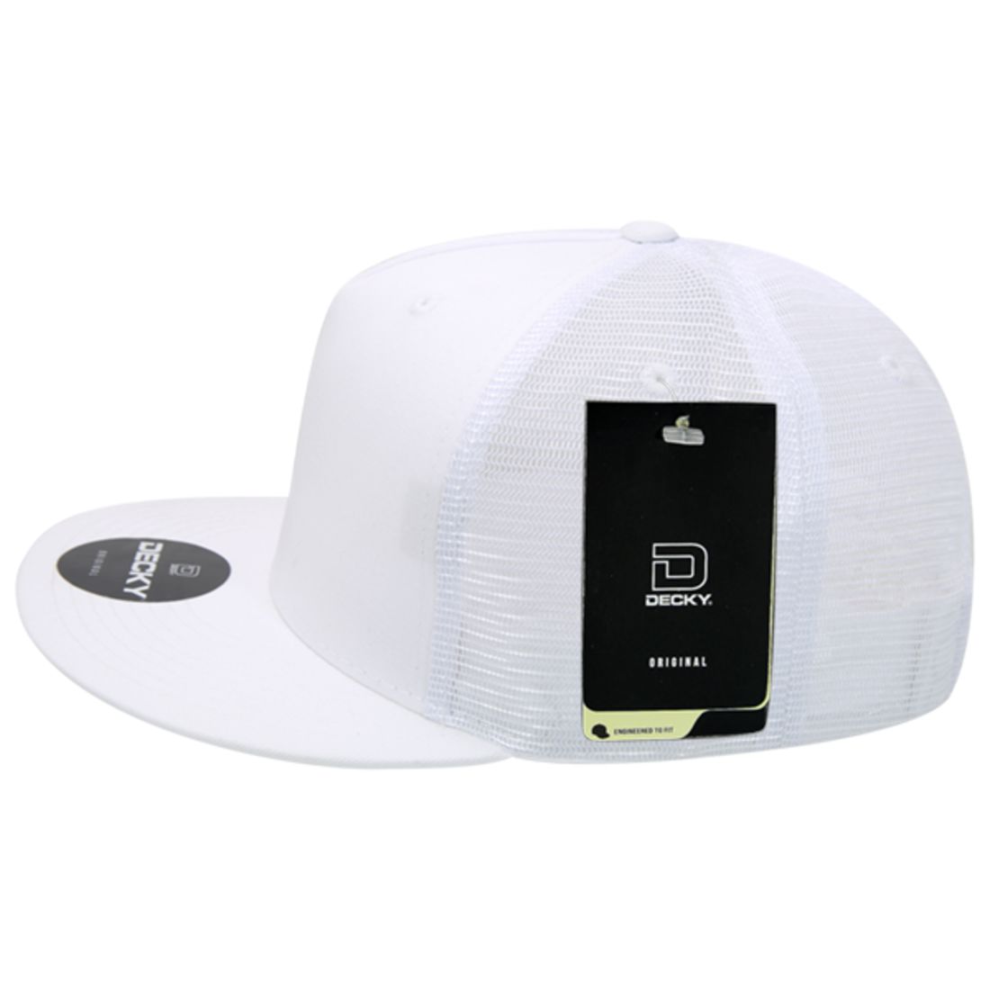 Decky 1040 Trucker Snapback Hats 5 Panel Caps High Profile Structured Blank Wholesale