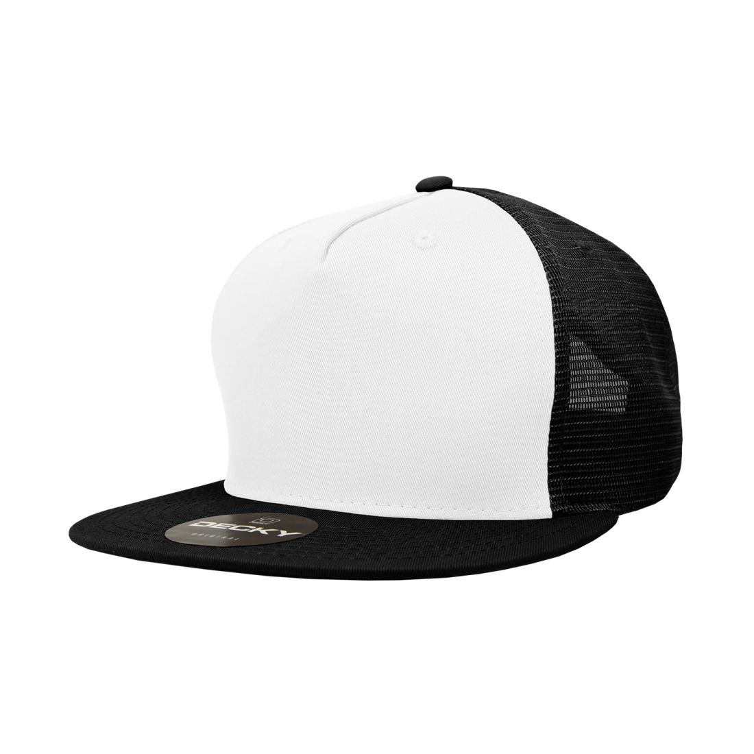 Decky 1040 Trucker Snapback Hats 5 Panel Caps High Profile Structured Blank Wholesale