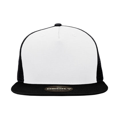 Decky 1040 Trucker Snapback Hats 5 Panel Caps High Profile Structured Blank Wholesale