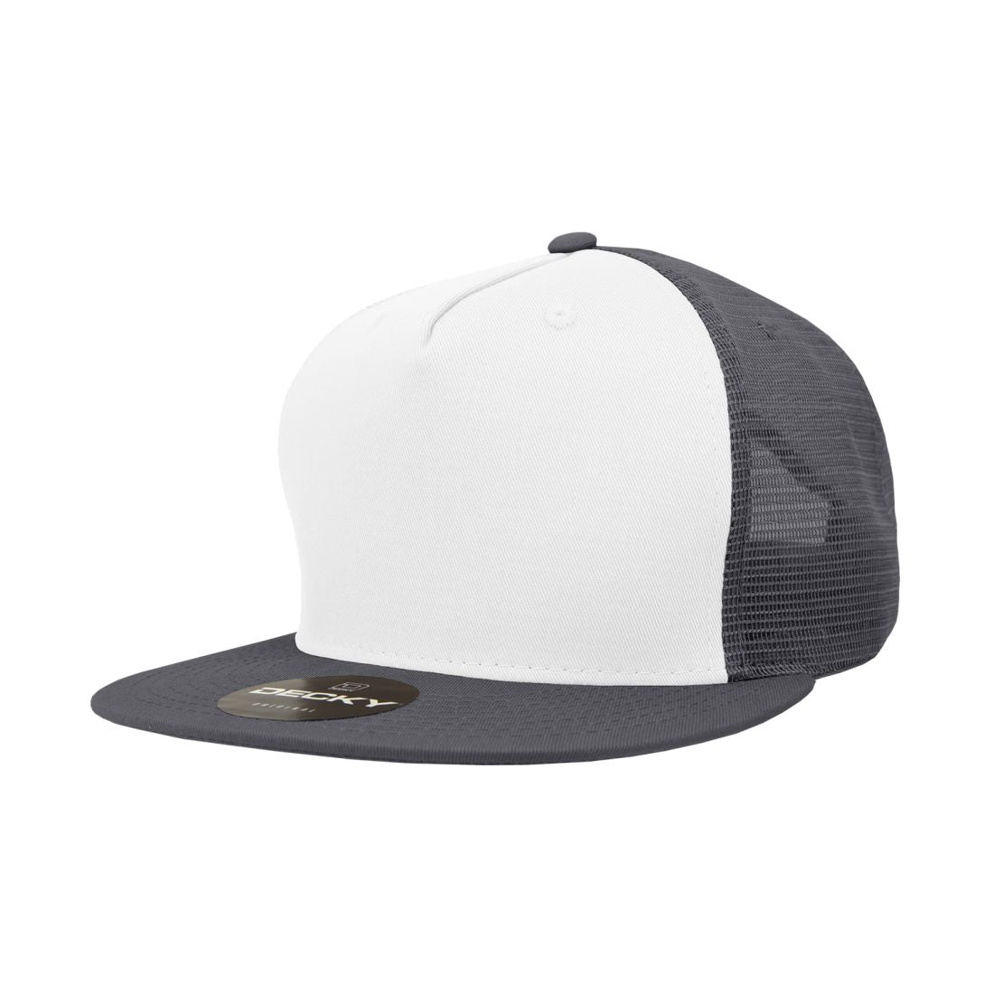 Decky 1040 Trucker Snapback Hats 5 Panel Caps High Profile Structured Blank Wholesale